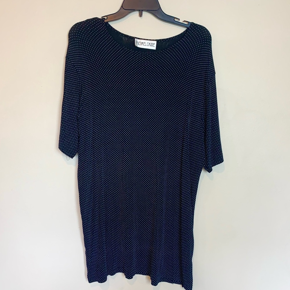 Vintage Polka Dot Navy T Shirt